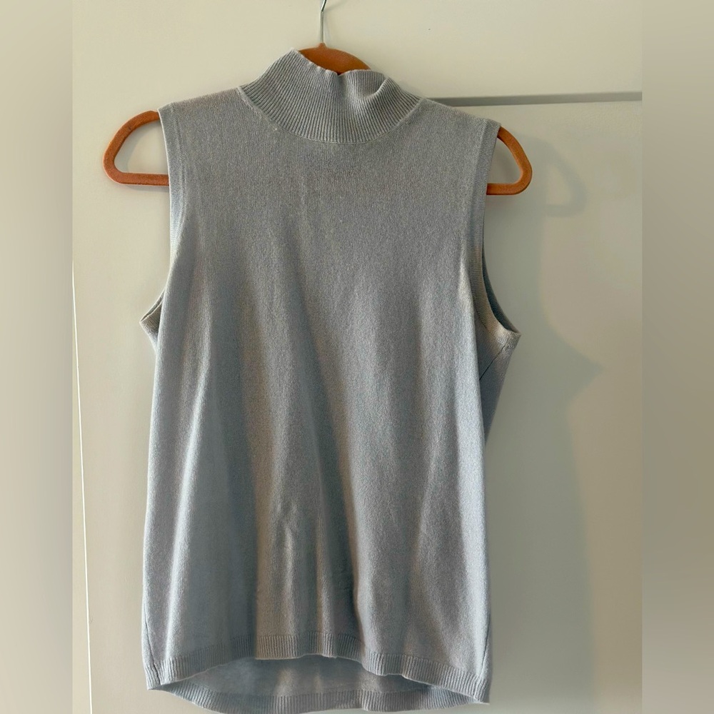 BLOOMINGDALES Cashmere Blue Blouse